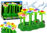 Fuente de Agua Jardín con Flores para Niños