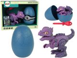 Set de Dinosaurio Stygimoloch con Huevo y Destornillador Púrpura