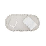 Pack colchoneta capazo Sira Cambrass color beige, vista de las piezas