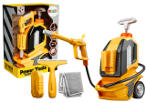 Lavadora a presión infantil de Lean toys en acción