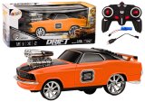 Remote Control Car 1:18 Drift 360 Lights Sounds Orange