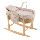 Moises Bebe Mio Cuco + Patas Indiana Beige/flores 39x80x61 Cm - Cambrass