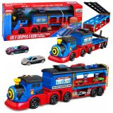 Locomotora transportadora con efectos de luces y sonidos