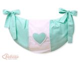 Bolsa de Juguetes Colgante Corazones Menta My Sweet Baby