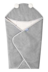 Manta Arrullo para Silla de Auto Sensillo - Gris Plush 75x75
