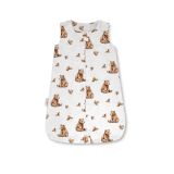 Saco de dormir de bambú 0-6 meses 0,5 TOG Ositos – Blanco