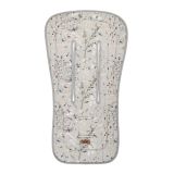 Funda Antisudor Kikkaboo para Cochecito Secret Garden Gris