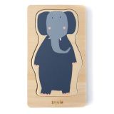 Puzzle de Animales de Madera Trixie - Desarrollo Motor Infantil