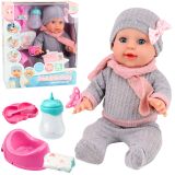 Muñeca interactiva con accesorios, 35 cm