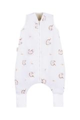 Saco de Dormir Infantil con Piernas Unicornio Beige Sensillo
