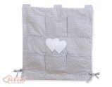Organizador de Cuna My Sweet Baby con Corazones Colgantes
