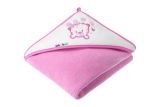 Toalla con Capucha para Bebé Akuku Tigre Rosa