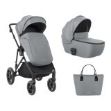 Carrito de bebé 2en1 Kikkaboo Thea Gris 2024