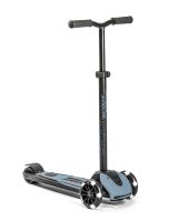 Scoot&ride Highwaykick 5 LED Azul Steel - Kickboard para Niños y Adultos