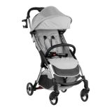 Silla de Paseo Cloe Gris Kikkaboo - Ligera y Práctica