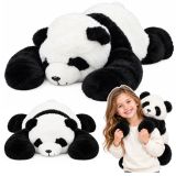 Panda de peluche grande de Lean toys con brazos perfectos para abrazar