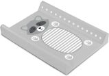 Cambiador Suave Sensillo ANIMALS - Mapache Gris