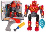 Robot enroscador con luz y sonido rojo