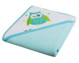 Capa de baño Akuku en color turquesa con capucha