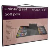 Set de Pintura en Maletín 208 Piezas Maaleo para Niños - imagen 2