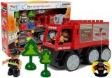 Camión de Bomberos R/C con Control Remoto para Niños