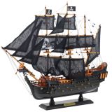 Modelo Coleccionable Barco Veleros Decorativo Black Pearl 49x43cm
