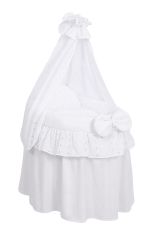 Cesta de Mimbre para Muñecas My Sweet Baby - Rosa Aurora