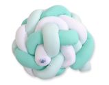 Protector de Cuna Knot Bumper My Sweet Baby - Blanco y Menta