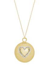 Bola Lilo Heart gold decorativa para niños