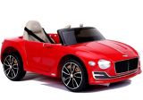 Coche eléctrico infantil Bentley en color rojo con luces LED