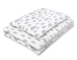 Juego de Cama para Bebé My Sweet Baby - Nubes Grises