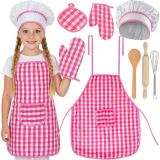 Set de cocina para niños Iso trade mostrando todas las piezas del set completo.