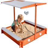 Caja de arena plegable con techo Iso trade para niños