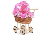 Cochecito de Muñeca My Sweet Baby con Cama y Ropa Rosa
