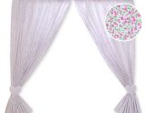 Cortinas para habitación de bebé - My Sweet Baby, corazones rosas