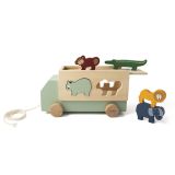 Camión con animales de madera Trixie - Juguete educativo
