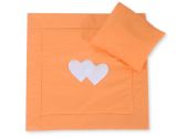 Juego de Cama para Bebé My Sweet Baby - Duvet y Almohada Naranja
