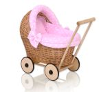 Cochecito de Muñecas My Sweet Baby con Ropa de Cama Rosa