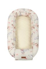 Nido para Bebé Baby Nest Estampado Oca y Ratón Muselina-Algodón 80x45 cm Sensillo