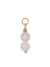 Llamador de Ángeles Proudmama Charm Nola Cuarzo Rosa