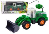 Excavadora Cargadora R/C Control Remoto Verde 1:20