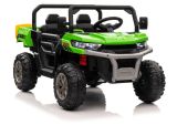 Coche eléctrico infantil 4x4 XMX623 Lean Cars blanco, vista frontal