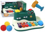 Piano de Címbalos Cocodrilo con Bolas de Aprendizaje