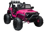 Coche eléctrico Jeep JC666 pintado en rosa