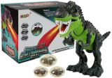 Dinosaurio Interactivo con efecto de fuego y huevos