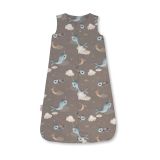 Saco de dormir de bambú 6-18 meses 0,5 TOG Ballenas – Taupe