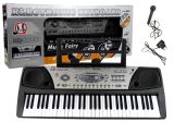 Teclado MP3 MQ-810 con micrófono y 61 teclas para pequeños músicos