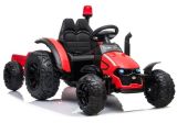 Tractor Eléctrico Infantil 12V Rojo con Mando