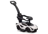 Lamborghini QLS-996T Ride-on en color blanco con luces delanteras