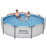 Piscina Infantil Redonda con Estructura Bestway 305x76cm